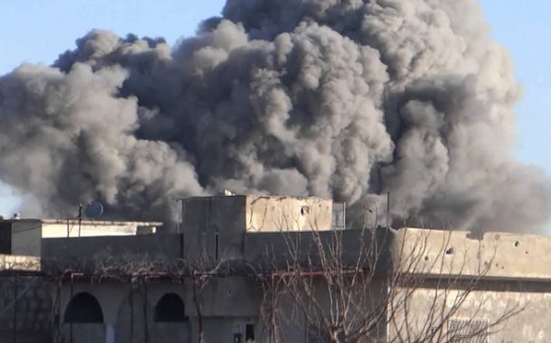 ستة شهداء بقصف بصاروخ بالستي على مدرسة بإدلب