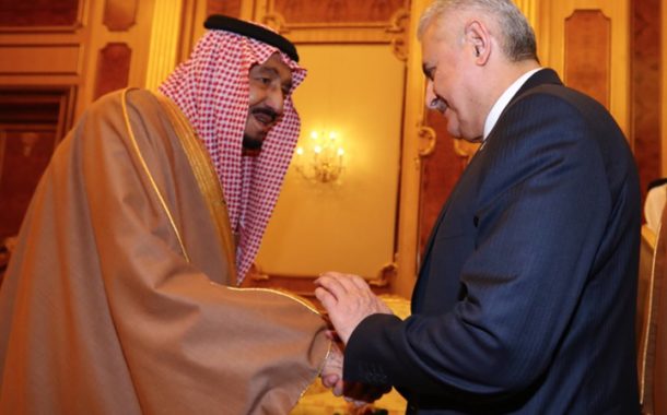 يلدريم يلتقي الملك سلمان في السعودية اليوم