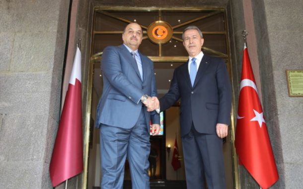 وزير الدفاع التركي يلتقي نظيره القطري في أنقرة